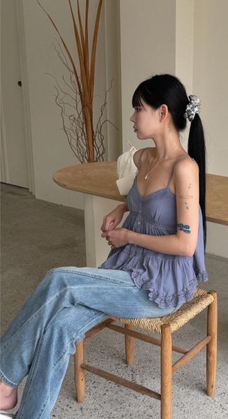 SS593 夏季 蕾絲小洋裝上衣 