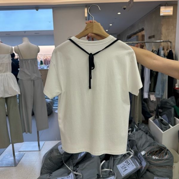 Sv39 夏裝 假兩件上衣 