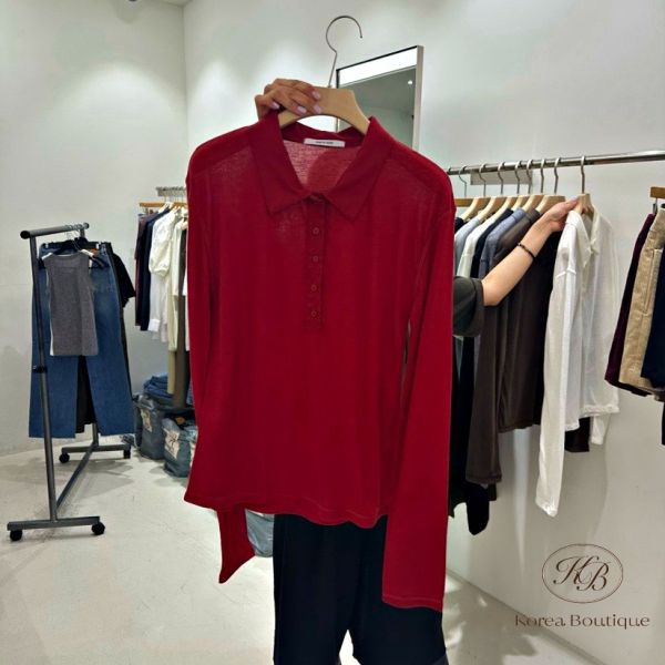 Fw214 秋季 彈性polo衫 