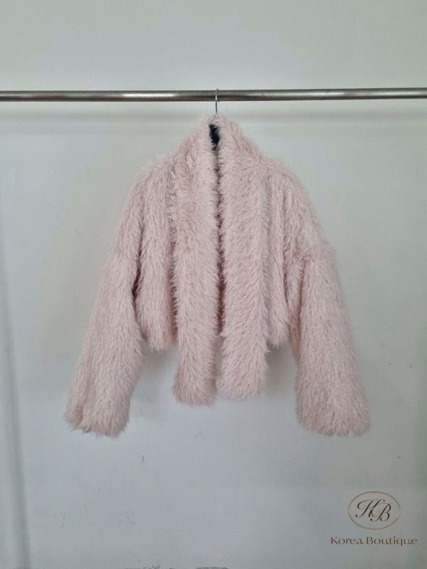 Fw415 秋季 短版皮草大衣 附上圍巾 