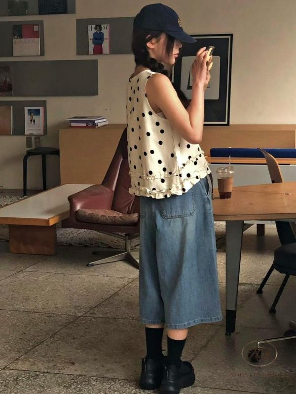 SS303 春季 點點圖案背心 