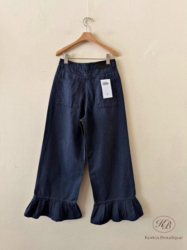 FW2670 秋季 好看的花邊褲 