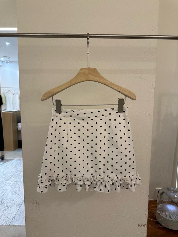 Sv33 夏裝 點點波浪裙 