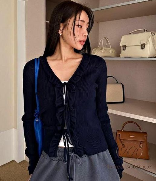 SS91 春季 荷葉邊設計上衣 