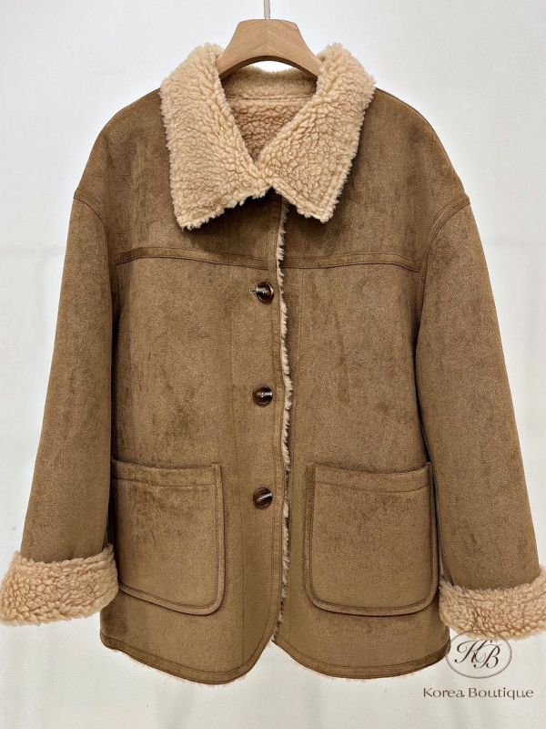 FWKR40 冬季 可雙面穿的熊熊外套 