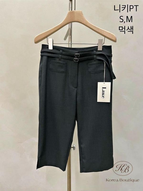 FW2729 秋季 好好看的褲頭巴倫褲 