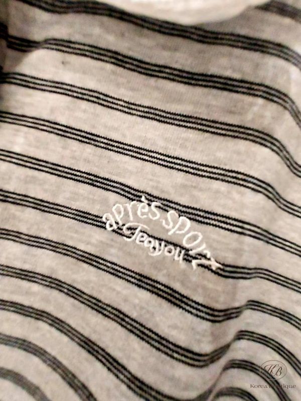 SS133 春季 短袖條紋polo杉 