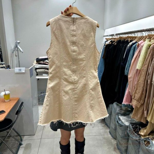 SS181 春季 丹寧背心洋裝 