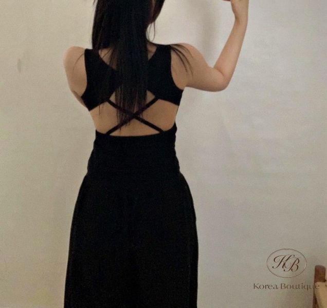 SS107 春季 方領抓皺bra top 