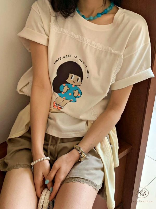SS518 夏季 大頭娃娃tee 