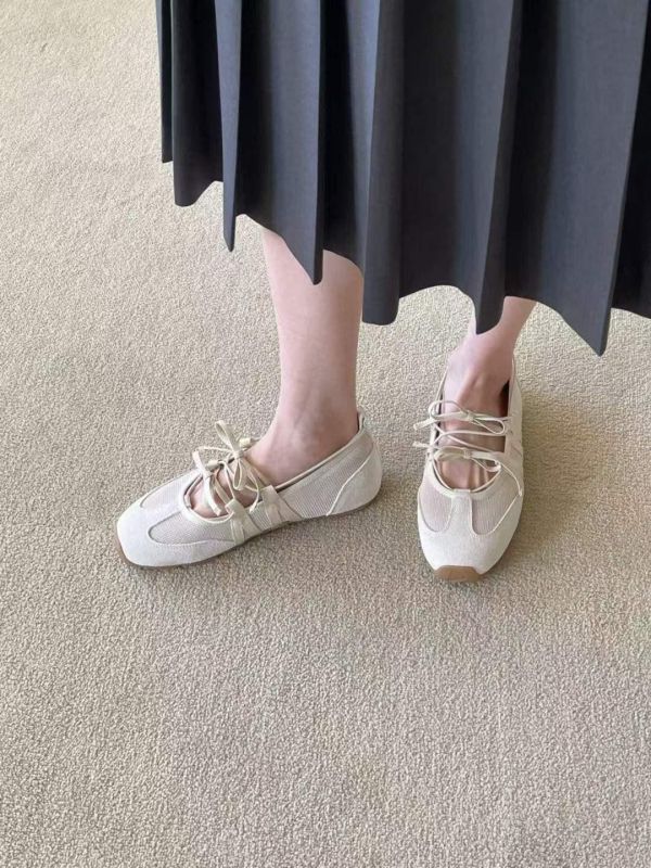 SS213 春季 真皮春款芭蕾娃娃鞋 