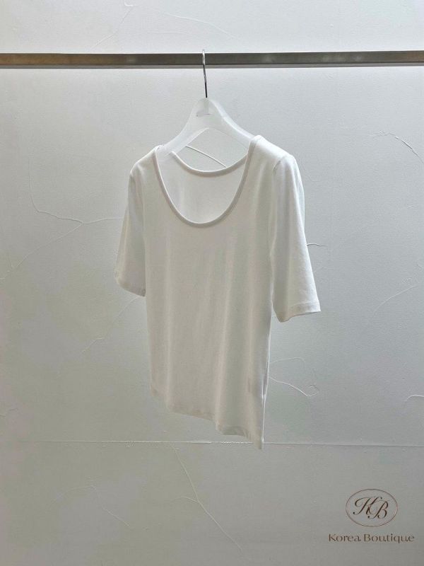 SS120 春季 短版素面tee 