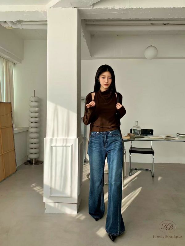 Fw413 秋季 高領背心套裝 