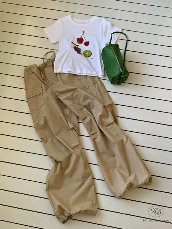 SS389 春季 輕薄舒適質感工裝褲 