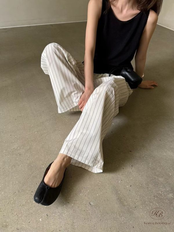 Sv25 夏裝 版型好又舒服的條紋褲 