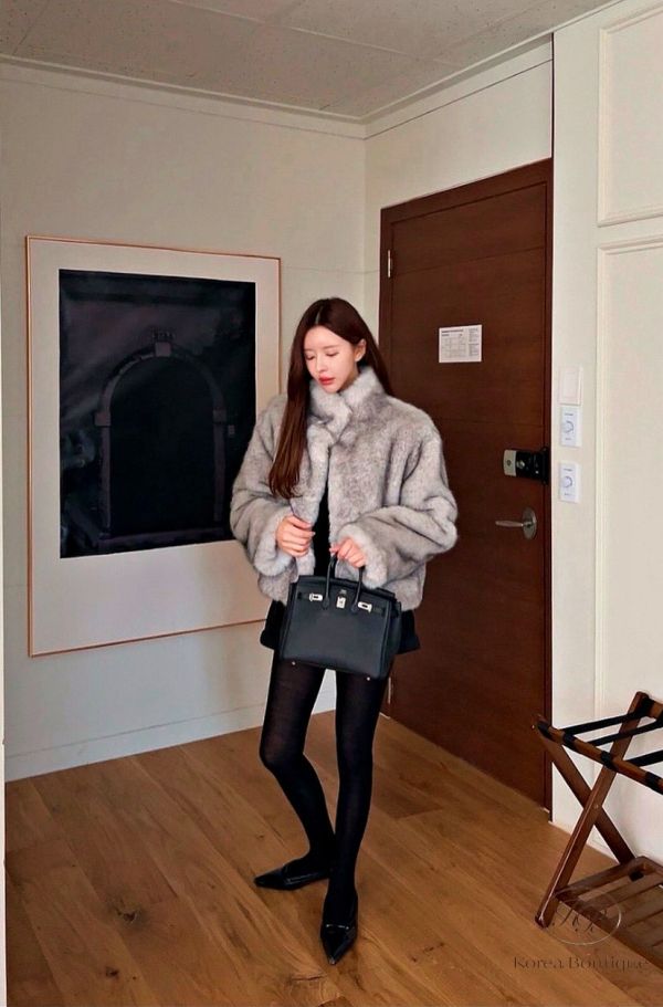 Fw414 秋季 皮草大衣外套 