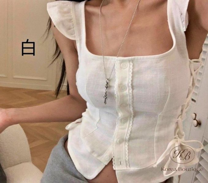 SS393 春季 小飛袖微辣上衣 