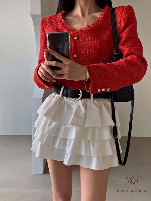 SS136 春季 短板小香外套 