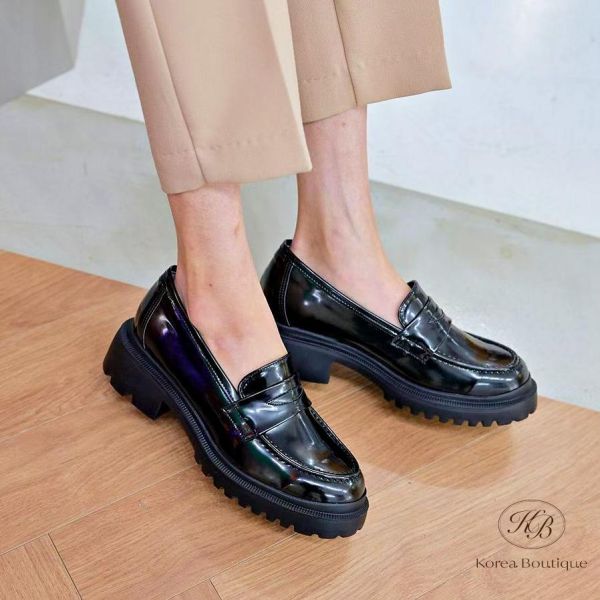 SS166 春季 春夏還是需要一雙樂福鞋 跟高4公分 