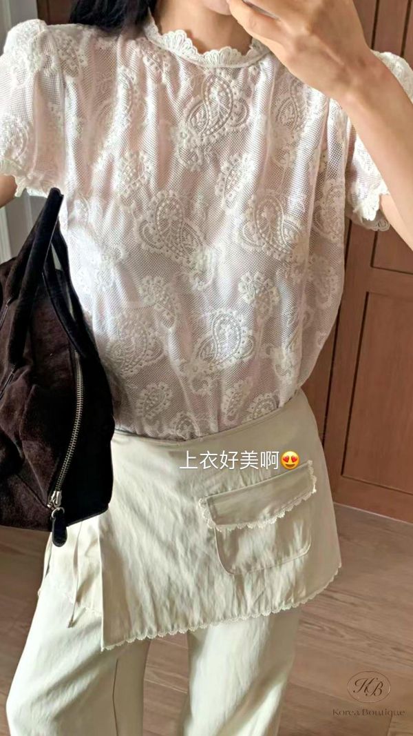 SS255 春季 細節好美的上衣 