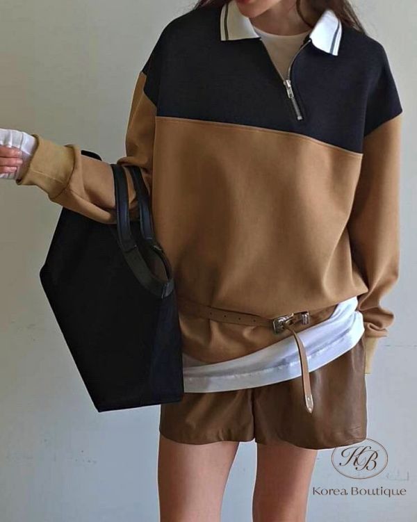 Fw369 秋季 有設計感的大學衛衣 