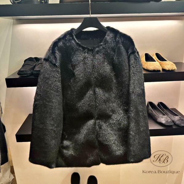 Fw453 冬季 皮草大衣外套 