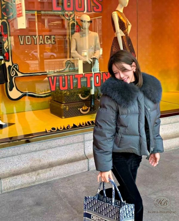 Fw380 秋季 千金小姐姐羽絨外套 狐狸毛鵝絨 