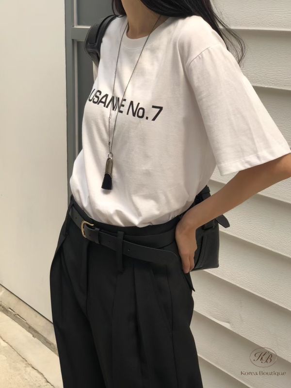 Fw61 秋季 英文字母tee 