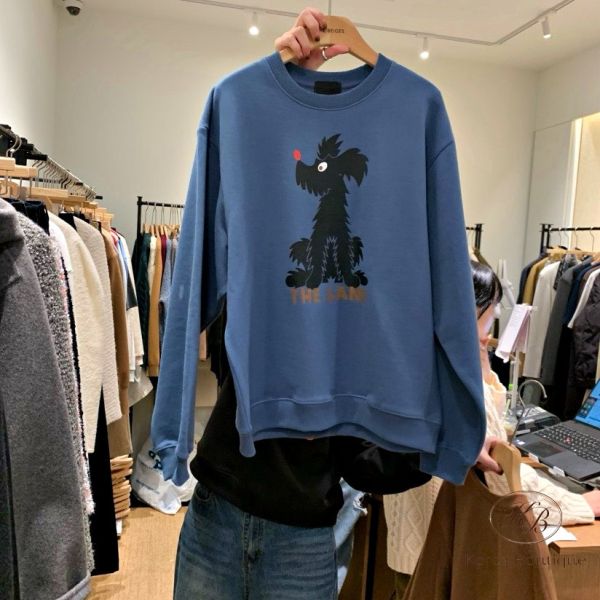 Fw409 秋季 可愛狗狗衛衣 加絨 