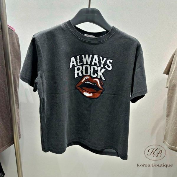 SS254 春季 自留超可愛嘴巴 tee 