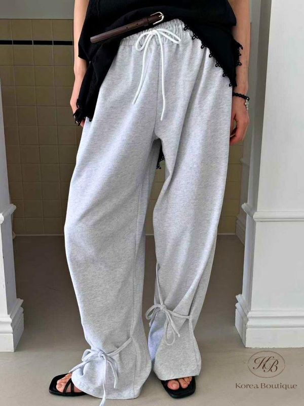 SS301 春季 蝴蝶結設計棉褲 