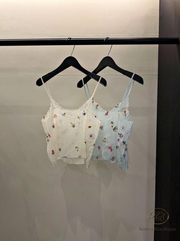 SS377 春季 細節好多的細肩帶上衣 