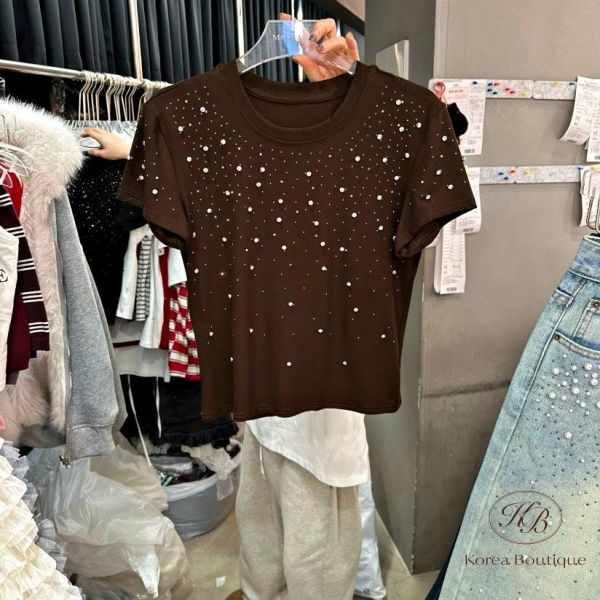 SS273 春季 鑽石 閃亮亮tee 