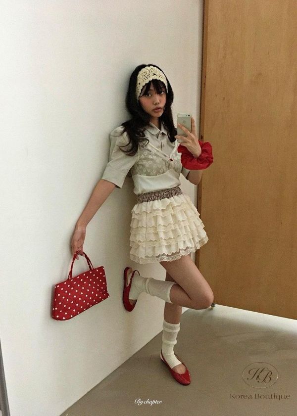 SS336 春季 短版條紋襯衫 不含外罩背心 