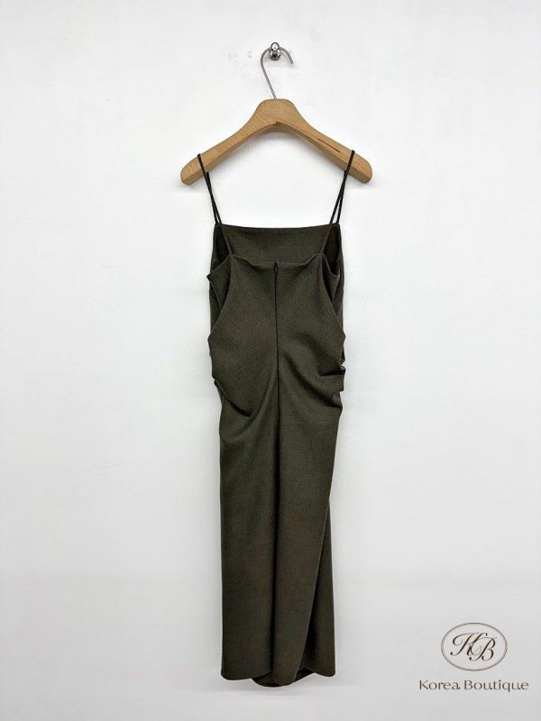 Fw227 秋季 抓皺背心洋裝 