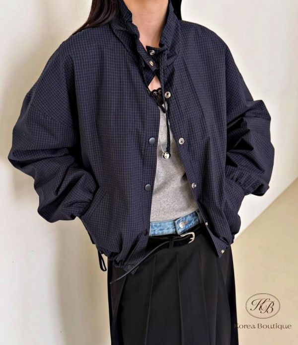 FW2672 秋季 細格紋外套 