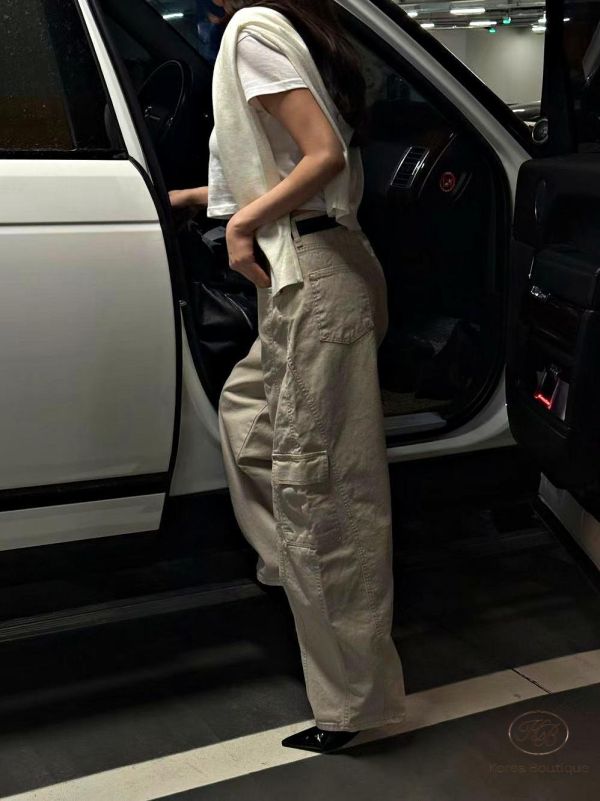 SS168 春季 好看的彎刀丹寧牛仔褲 