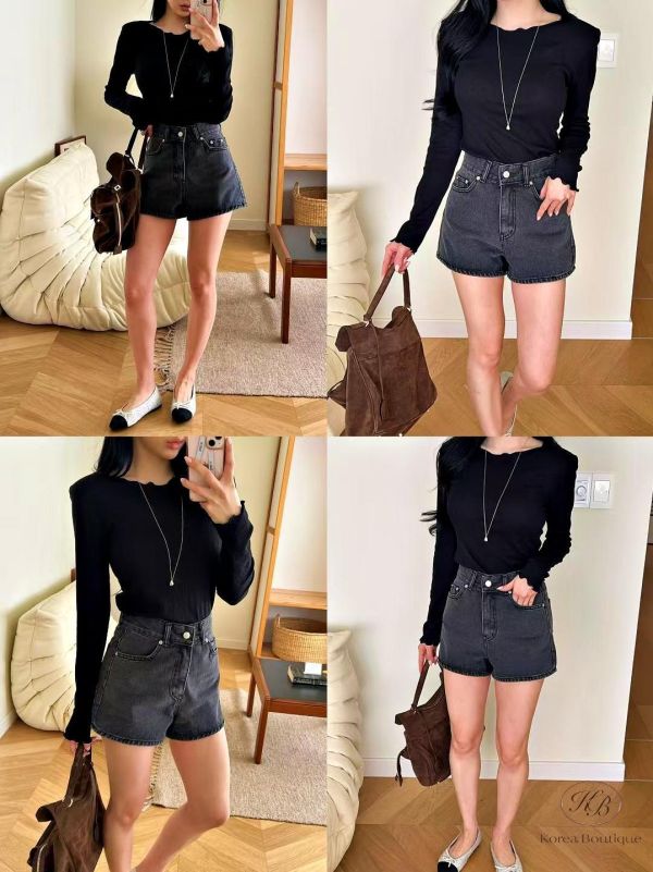 SS416 春季 簡約a字版型短褲 