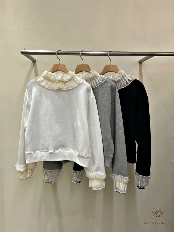 FWKR34 冬季 領口很美的上衣 