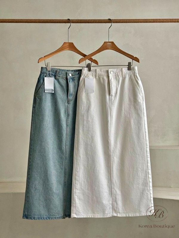 SS155 春季 簡單就好的牛仔裙 