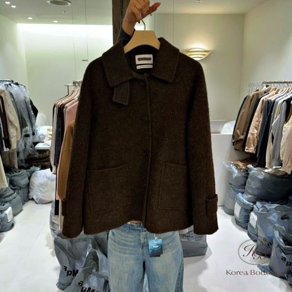 Fw494 冬季 QQ毛質感羊毛大衣 