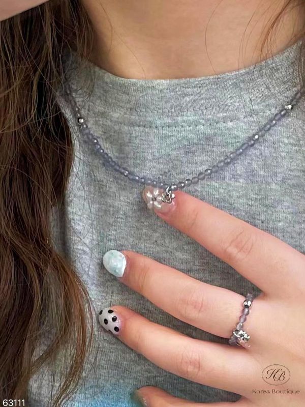 SS272 春季 小花珠珠項鍊 