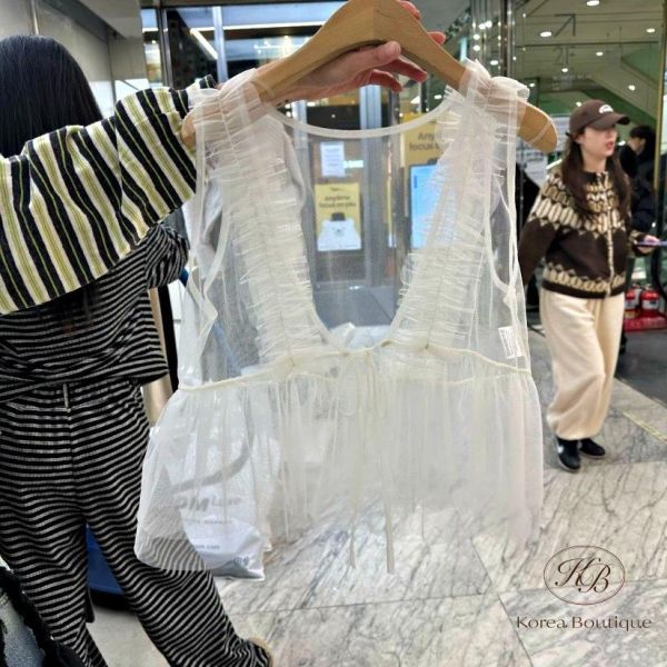 SS198 春季 薄紗背心 