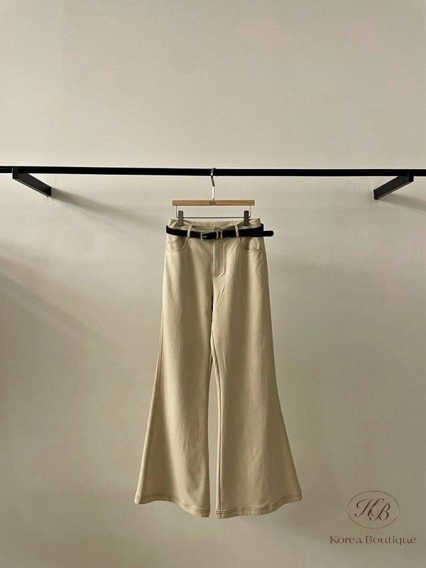 SS87 春季 微喇叭西裝褲 附腰帶 
