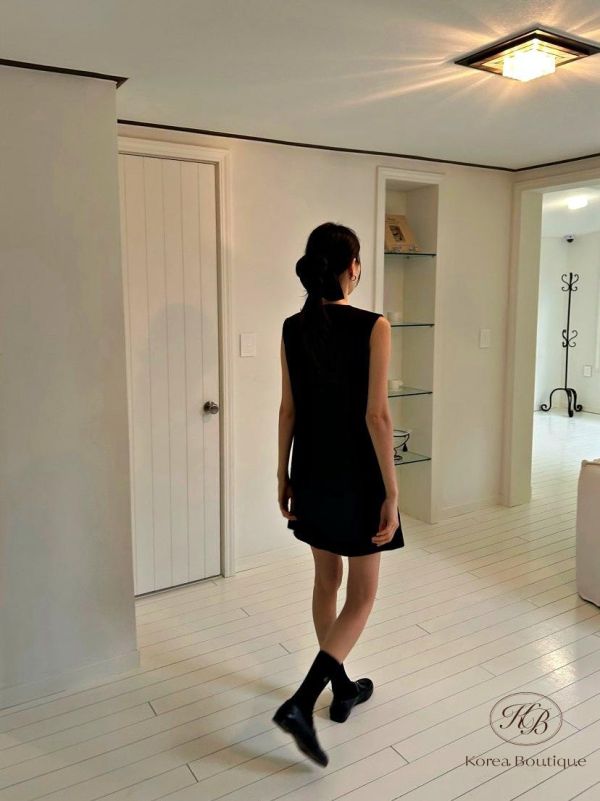 SS441 春季 條紋西裝背心洋裝 