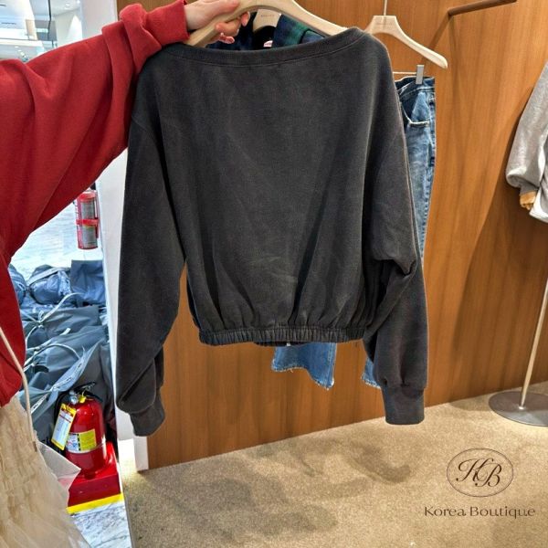 Fw459 冬季 字母無領外套 