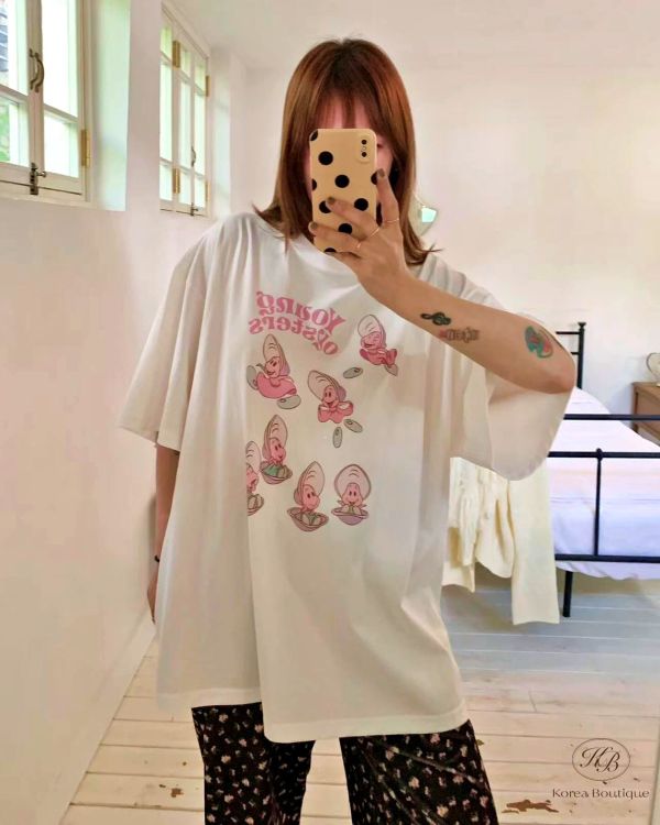 Fw253 秋季 客人點菜款 牡蠣寶寶tee 