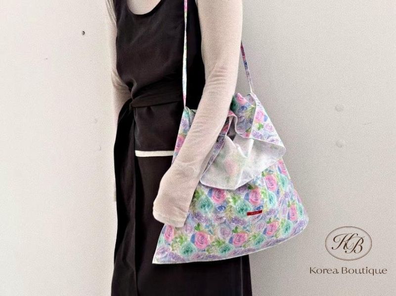 SS141 春季 日系感印花布袋 