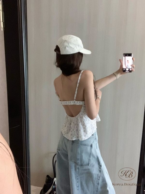 Su82 夏裝 碎花感上衣 