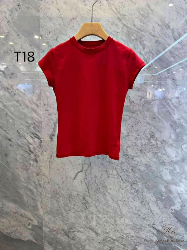 SS101 春季 JS質感簡約短tee 